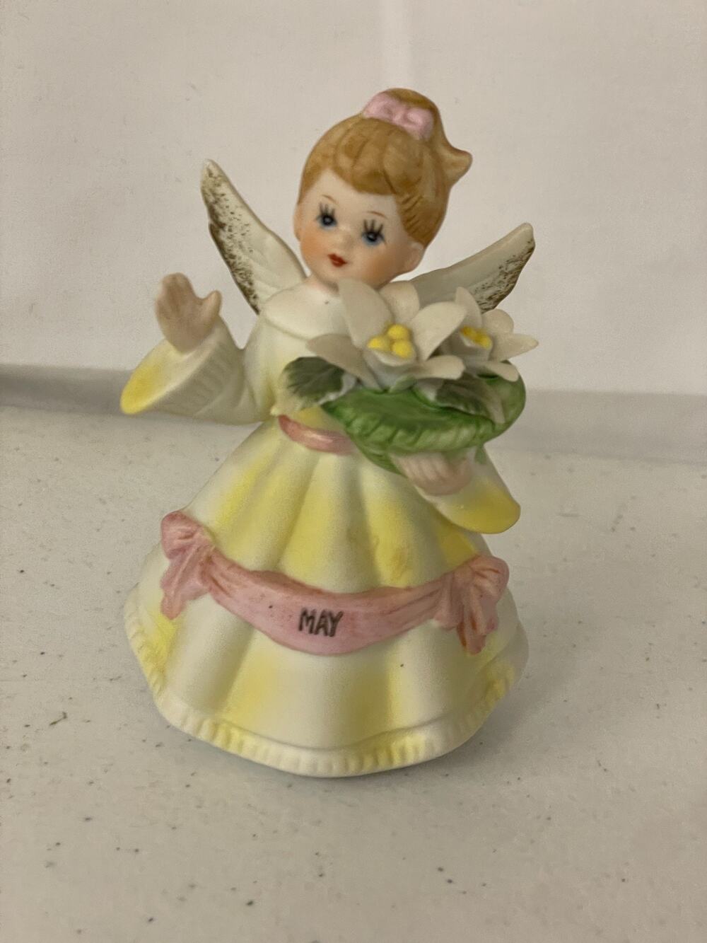 VTG Brinn's My Little May Birthday Girl Angel Figurine Collectible Home Decor